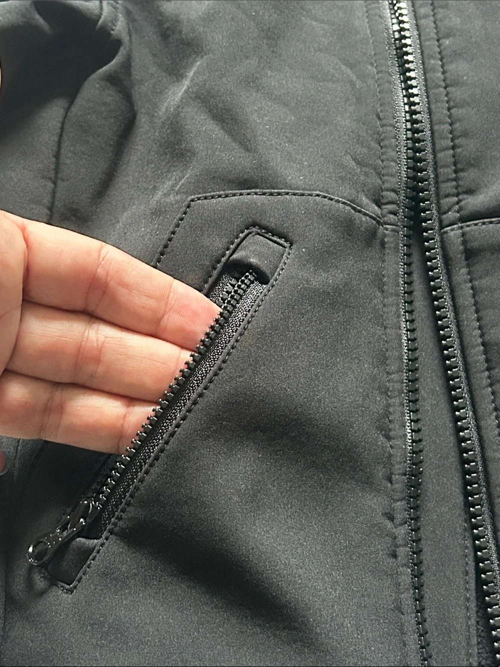 GAP Kids Black Hooded Raincoat